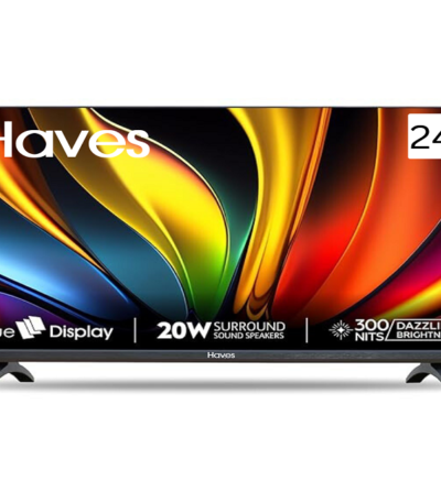 Haves 24 inch HD Ready LED TV A+ Grade Panel (Black)