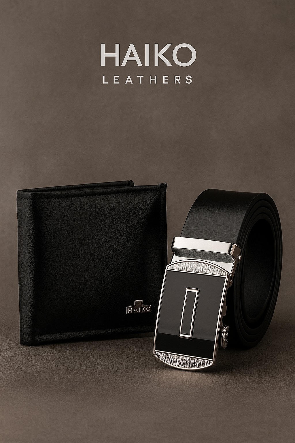 499 Premium Leather Belt with Wallet - Image 1