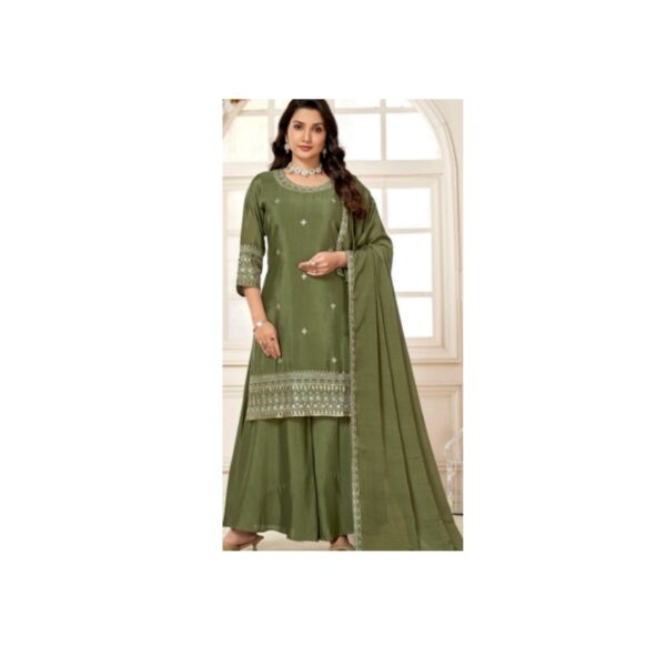 Heavy Chiffon Embroidered Set