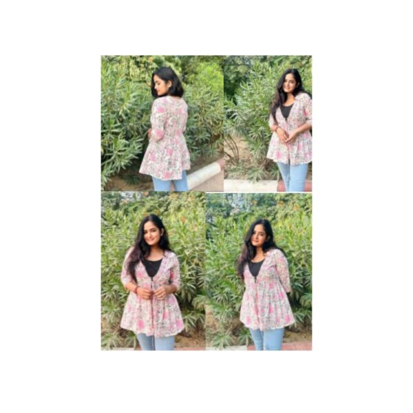 Cotton Kantha Embroidery Kurtis