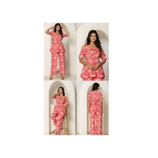 Kalamkari Printed 3-Pc Co-ord Sets