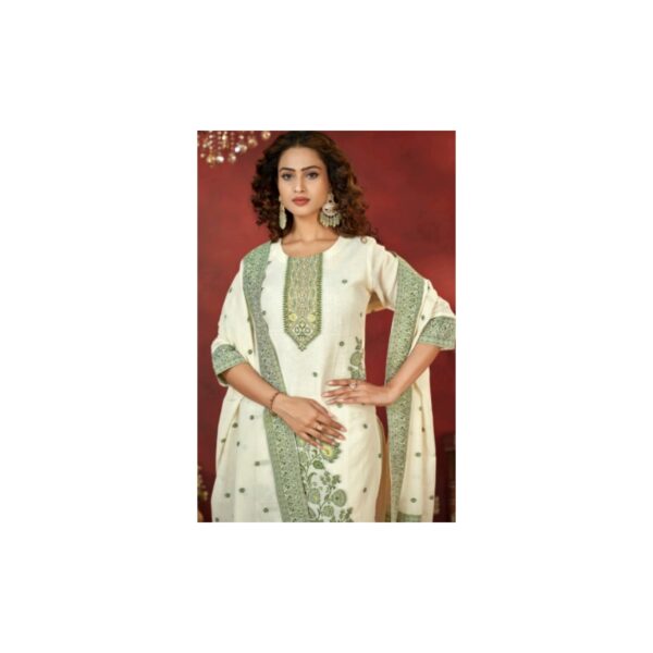 Cotton Jacquard Handwork Set