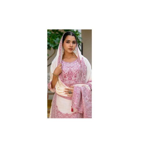 Viscose Muslim Jacquard Set