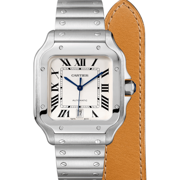 Cartier Santos Large White Dial