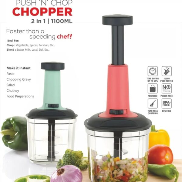 PUSH CHOPPER  1100 ML