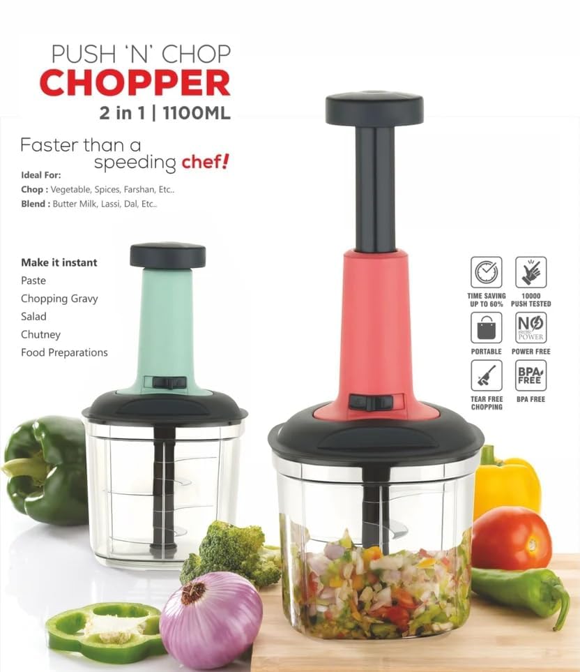 PUSH CHOPPER  1100 ML PUSH CHOPPER  1100 ML - Image 1