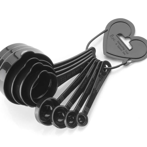 Measuring Spoon (Black 8 Pcs Set)