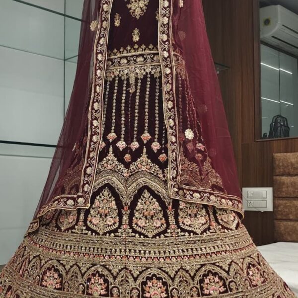 SANSKRUTI-2 Velvet Lehenga Choli