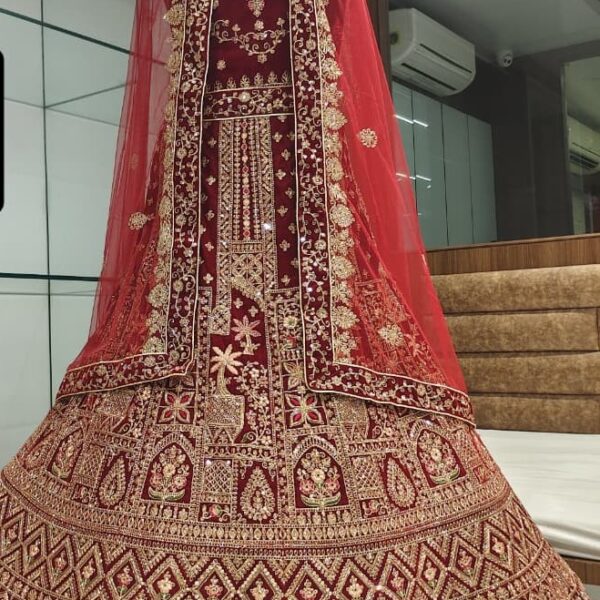 Spring Valley-2 Velvet Lehenga Choli