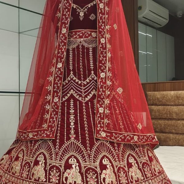 Kaushalya-3 Velvet Lehenga Choli