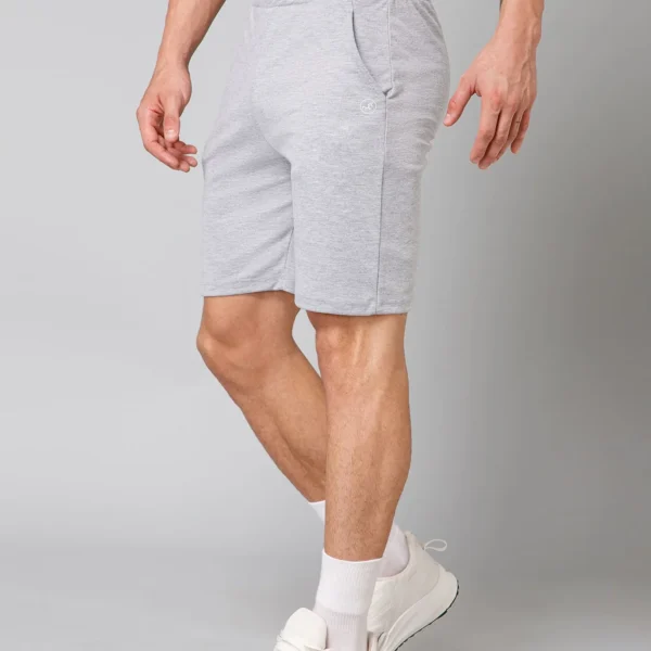 Casual Cotton Melange Shorts