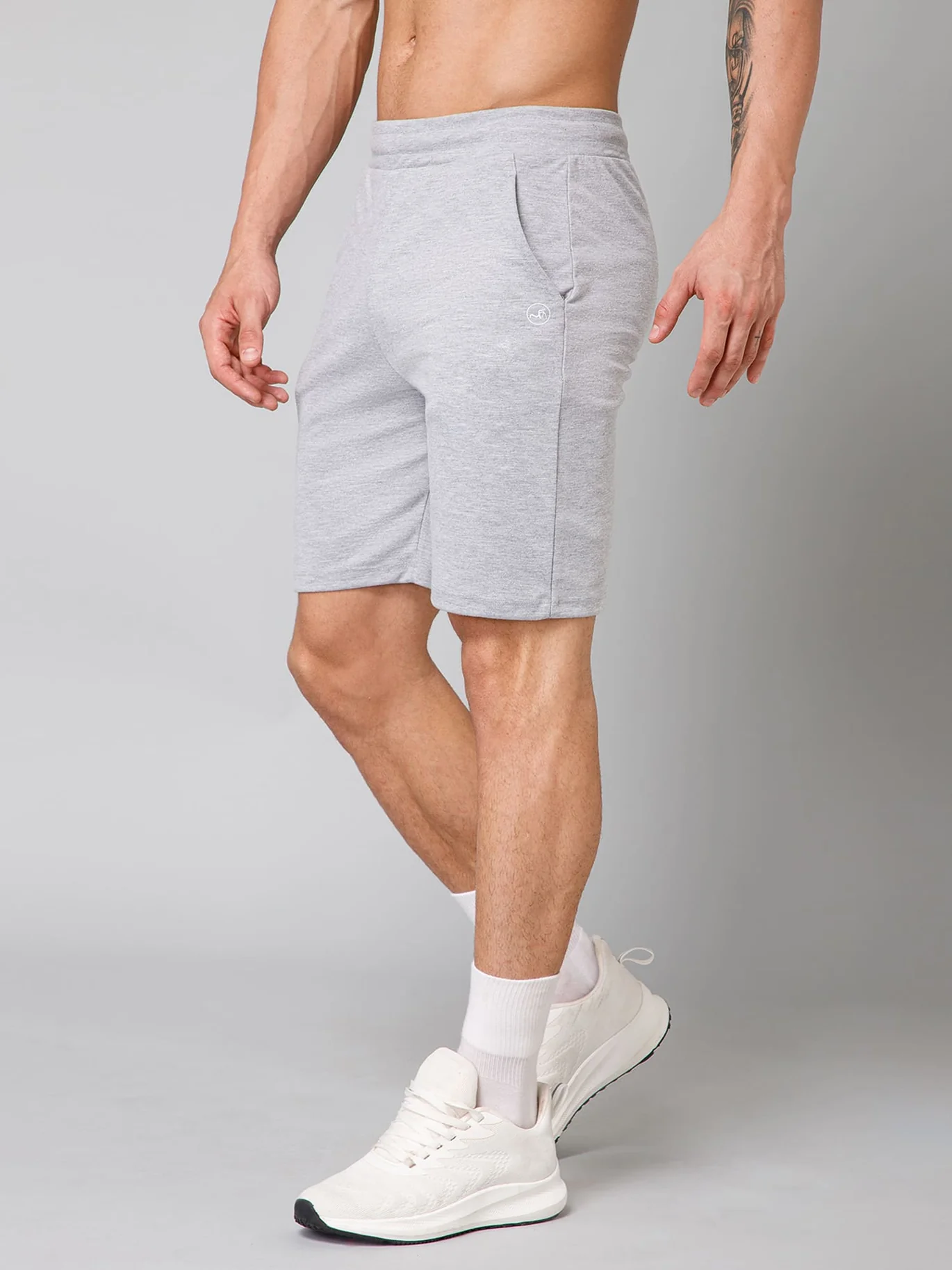 Casual Cotton Melange Shorts Casual Cotton Melange Shorts - Image 1