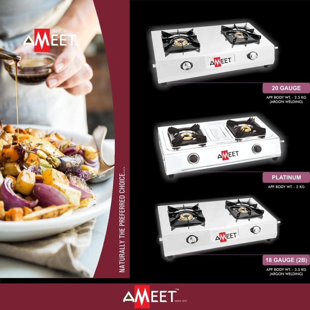 Ameet 2 Burner Series - Image 6