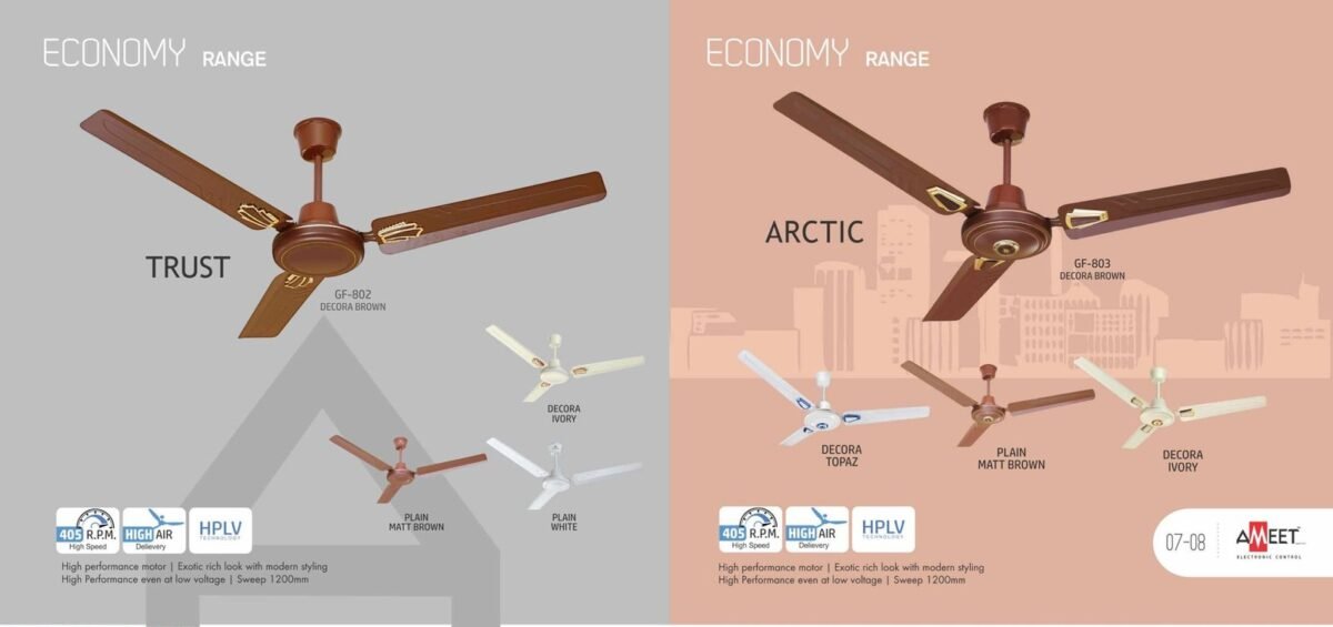 Ameet Ceiling Fan Economy Range - Image 5