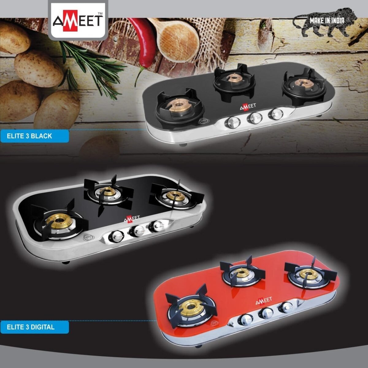 Ameet Glasstop Series 2&3 Burners - Image 4