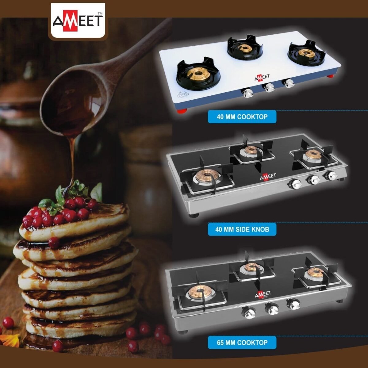 Ameet Glasstop Series 2&3 Burners - Image 5