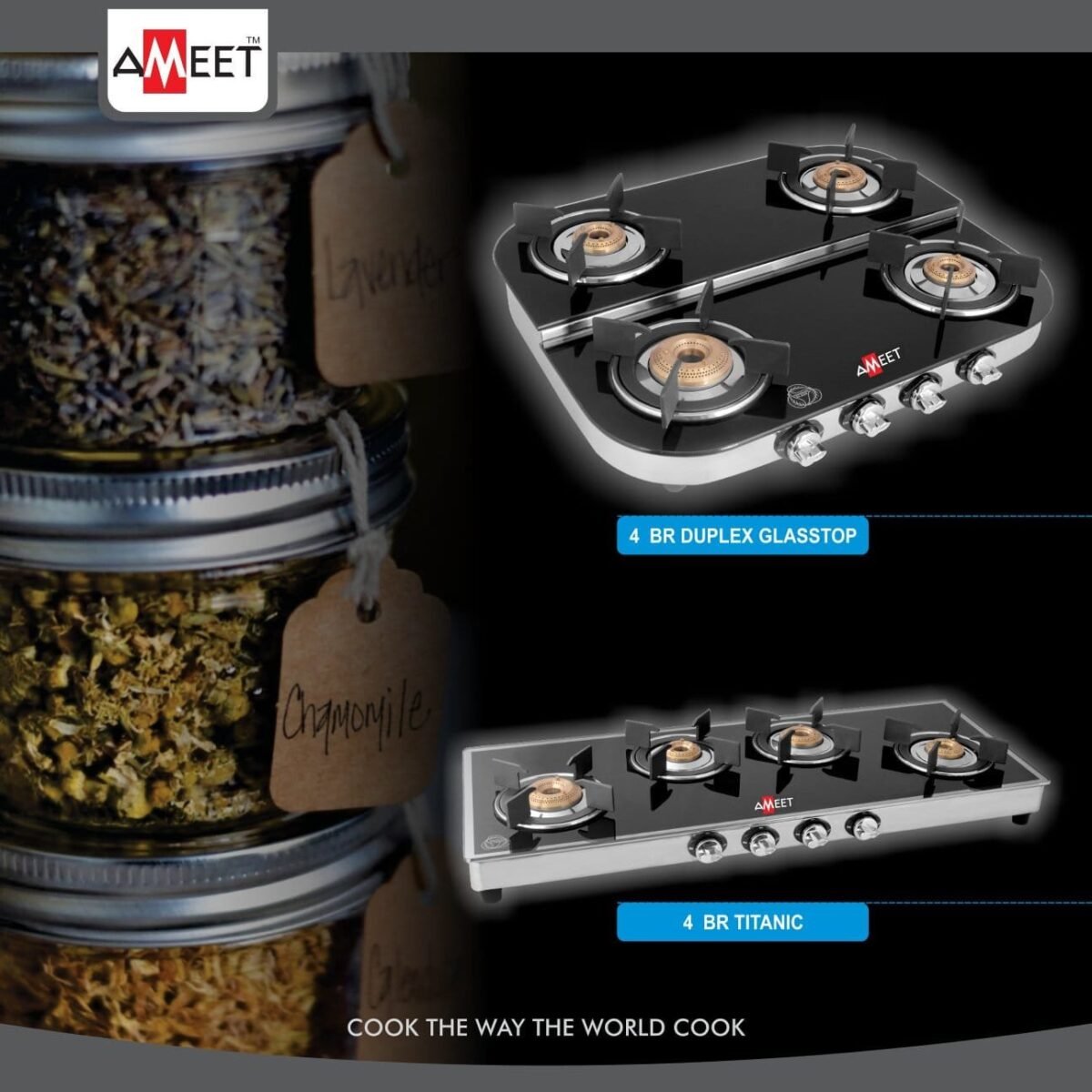 Ameet 4 Burner Series - Image 2