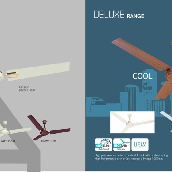 Ameet Ceiling Fan Deluxe Range