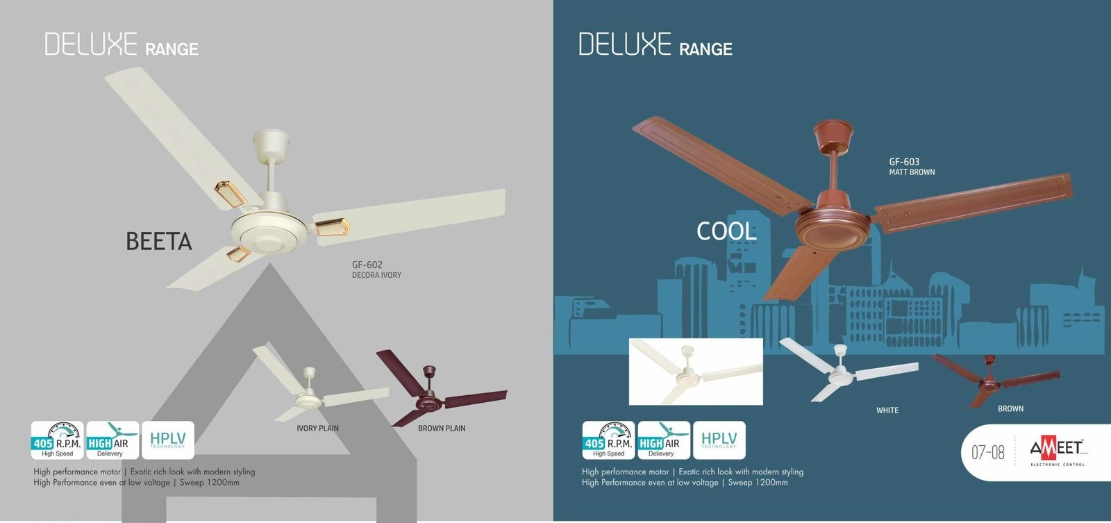 6-1.jpg Ameet Ceiling Fan Deluxe Range - Image 1