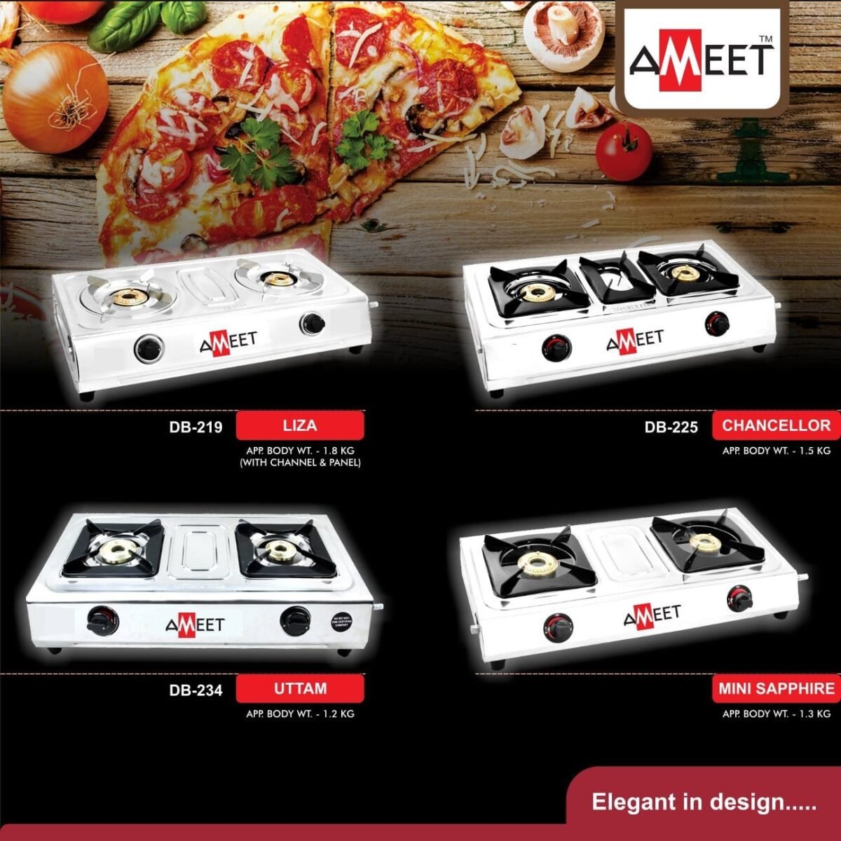 Ameet 2 Burner Series - Image 4