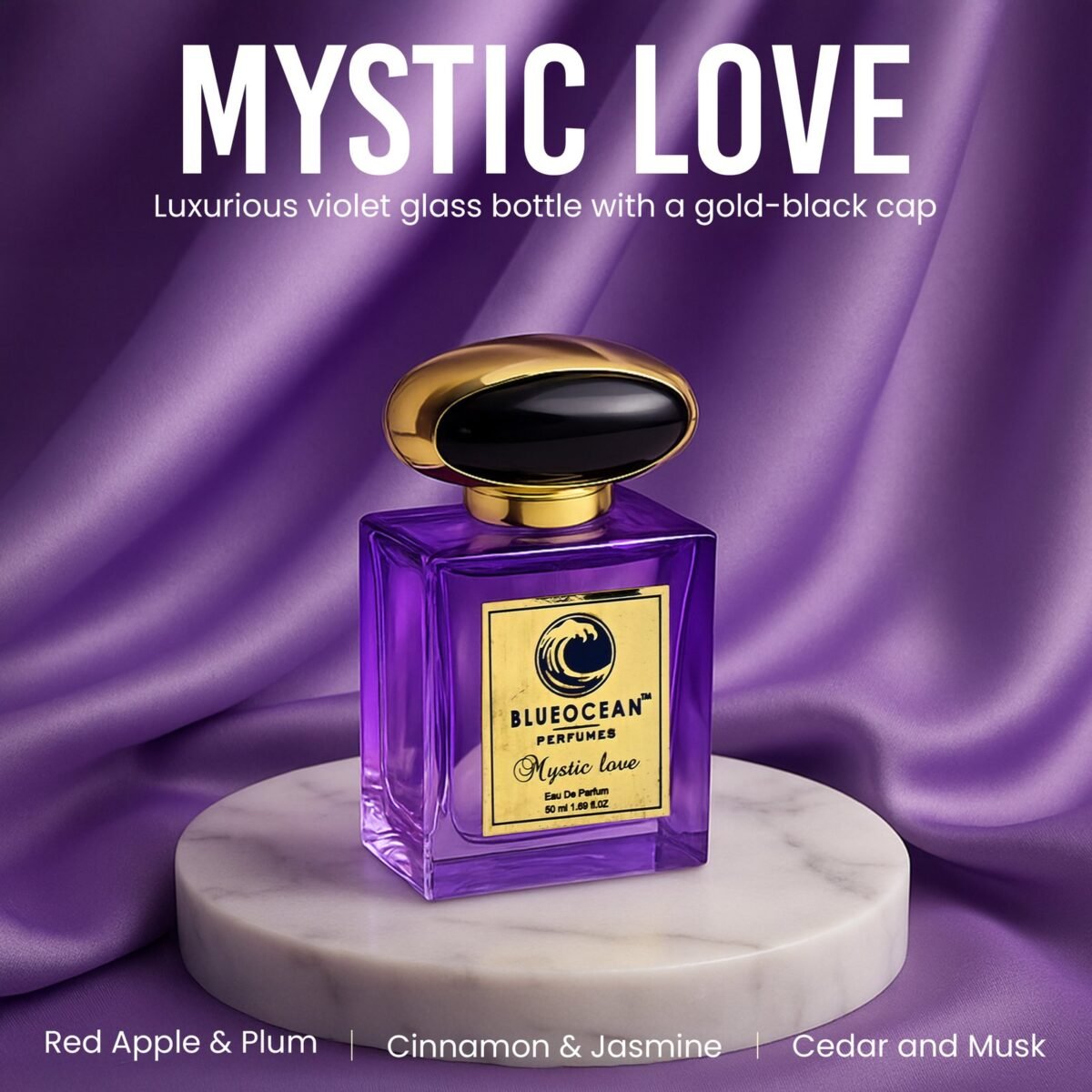 BlueOcean Mystic Love Eau De Parfum for Men & Women - Image 3