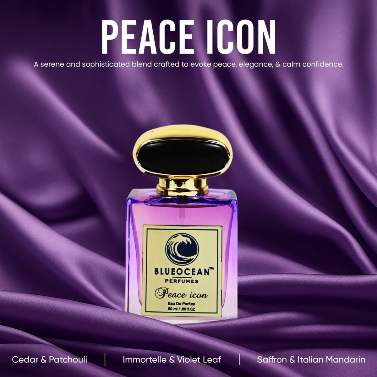 BlueOcean Peace Icon Eau De Parfum for Men & Women - Image 3