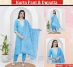 Ladies- Kurta Pant and Dupatta - Image 9