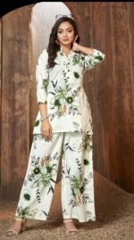 Cotton Flex Print Kurti and Bottom Set