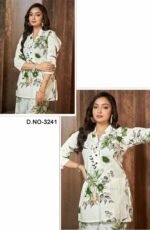 Cotton Flex Print Kurti and Bottom Set - Image 4
