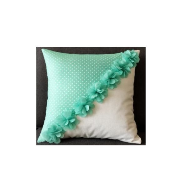 Pillow of Piece Collection - Cushion (White, Green)