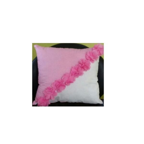 Pillow of Piece Collection - Cushion (White, Pink)