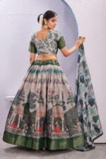 🌼 Madhubani Traditional Dola Silk Lehenga Set - Image 2