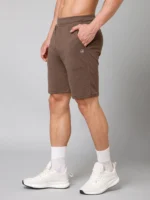 Casual Cotton Melange Shorts - Image 5