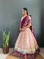 🌺 Beautiful Patola and Gorgeous Border Work Lehenga Set - Image 3