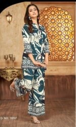 Rayon Discharge Print Kurti and Bottom Set - Image 2