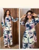 🌸 Rayon Discharge Print Kurti and Bottom Set - Image 3