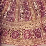 Radiant Purple Banarasi Silk Bridal Lehenga – Royal Grandeur Elegance in Every Thread for Your Special Day - Image 3