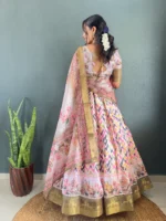 🌟 Top Selling Traditional Dola Silk Lehenga Set - Image 4