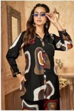 Vatican Discharge Print Kurti and Bottom Set - Image 2