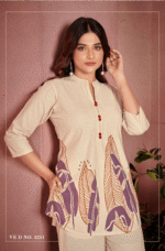 Cotton Flex Print Kurti and Bottom Set - Image 4